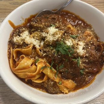 Spiaggia Ristobar - Braised beef and pasta - Italian Near Me - Sneads Ferry, North Carolina Spiaggia Ristobar - Braised beef and pasta - Italian Near Me - Sneads Ferry, North Carolina
