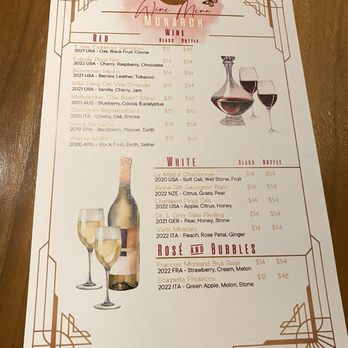 Monarch Restaurant - Wine list - Steakhouses Near Me - Omaha, Nebraska Monarch Restaurant - Wine list - Steakhouses Near Me - Omaha, Nebraska