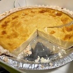 S & J Bakery - Custard Pie (custard a tad too sweet, crust is horribly dense and wax-like) - VN