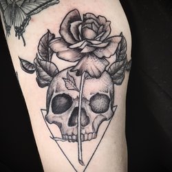 Golden Rose Tattoo