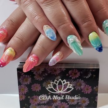 CDA Nail Studio - July manicure, Hard Gel with tips - Nail Technicians Near Me CDA Nail Studio - July manicure, Hard Gel with tips - Nail Technicians Near Me