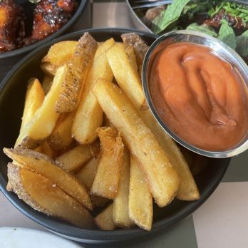 Laser Wolf - French Fries w/ Tehina Ketchup - Middle Eastern Near Me - Brooklyn, New York