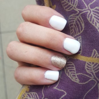 The Nailery - Before: sloppy lines and uneven coats (middle nail looks like it's dripping). - Nail Salons Near Me - Olathe, Kansas