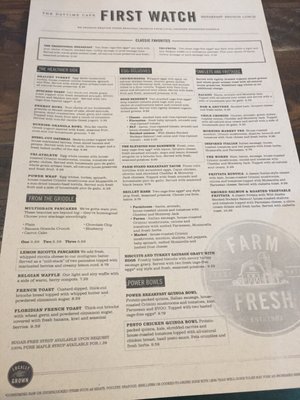 Menu photo 6 First Watch Plano, TX