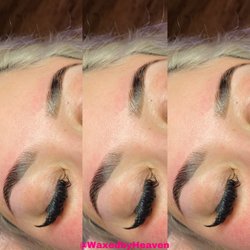 Vinas Beauty And Spa - Eyebrow wax with Lamination and tint done by waxed by heaven