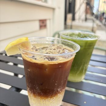 Musette Rittenhouse - Espresso tonic and matcha tonic - Coffee & Tea Near Me - Philadelphia, Pennsylvania Musette Rittenhouse - Espresso tonic and matcha tonic - Coffee & Tea Near Me - Philadelphia, Pennsylvania