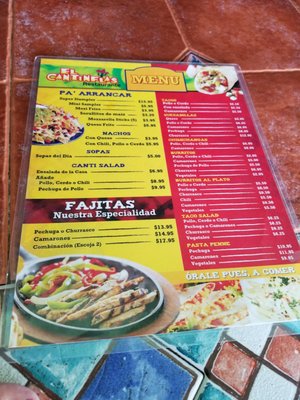 Menu photo 4 Rest. El Cantinflas Aibonito, PR