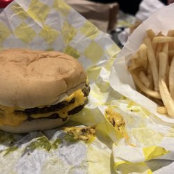 Greg's Restaurant - Double Cheeseburger and fries