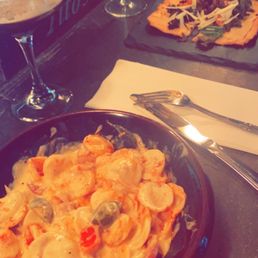Cajun Mac n cheese, doomsday daiquiri, Mediterranean flatbread Cajun Mac n cheese, doomsday daiquiri, Mediterranean flatbread