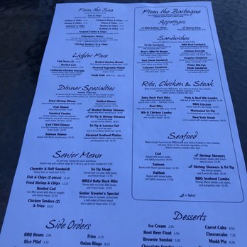 Brad's Restaurant - Dinner menu - Seafood Near Me - Pismo Beach, California Brad's Restaurant - Dinner menu - Seafood Near Me - Pismo Beach, California
