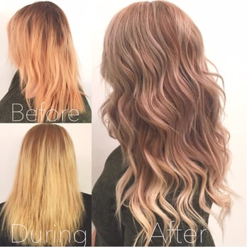 Capsyl Salon - Kelly's magic she made my peach hair back to blonde and put some pretty extensions in - Hair Salons Near Me - Del Mar, California Capsyl Salon - Kelly's magic she made my peach hair back to blonde and put some pretty extensions in - Hair Salons Near Me - Del Mar, California