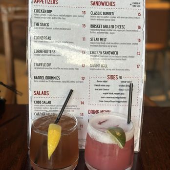 The Single Barrel - Iced tea spiked, single barrel strawberry margarita - Steakhouses Near Me - Lincoln, Nebraska