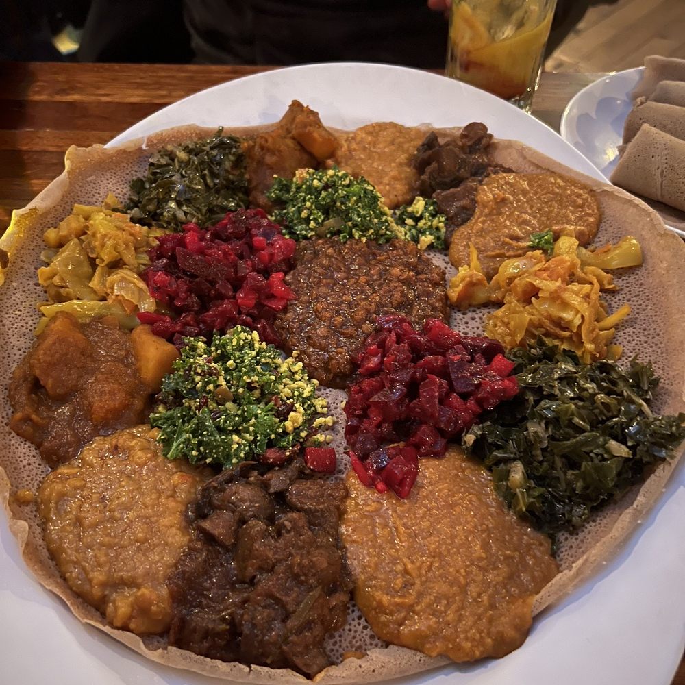 Bunna Cafe - Feast for 2 Combo - Ethiopian Near Me - Brooklyn, New York Bunna Cafe - Feast for 2 Combo - Ethiopian Near Me - Brooklyn, New York