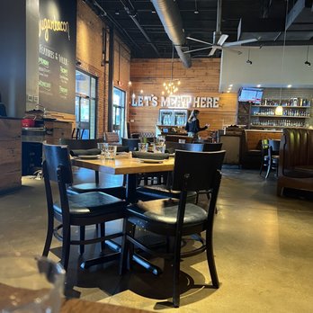 Sugarbacon Proper Kitchen - Dining area - New American Near Me - McKinney, Texas Sugarbacon Proper Kitchen - Dining area - New American Near Me - McKinney, Texas