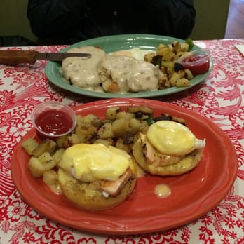 Putah Creek Cafe - Smoked salmon eggs Benedict and chicken fried steak - Breakfast & Brunch Near Me - Winters, California Putah Creek Cafe - Smoked salmon eggs Benedict and chicken fried steak - Breakfast & Brunch Near Me - Winters, California