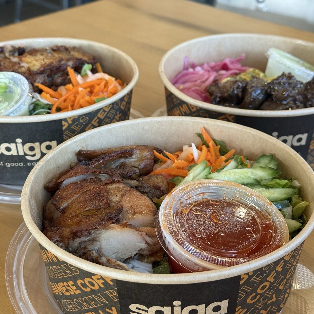 Saiga Vietnamese Eatery - Chicken Bowl - Vietnamese Near Me - Orange, California Saiga Vietnamese Eatery - Chicken Bowl - Vietnamese Near Me - Orange, California