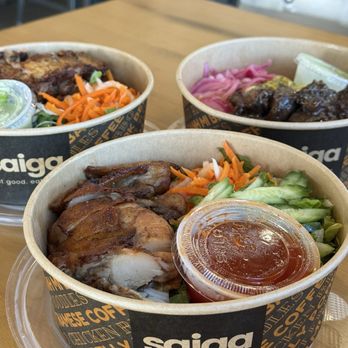Saiga Vietnamese Eatery - Chicken Bowl - Vietnamese Near Me - Orange, California Saiga Vietnamese Eatery - Chicken Bowl - Vietnamese Near Me - Orange, California