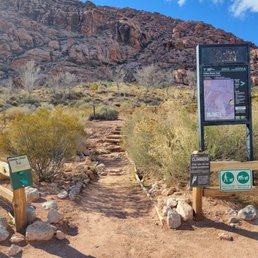 Calico trail entrance.
