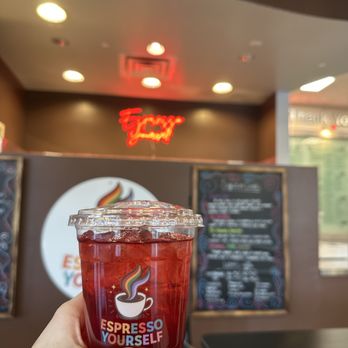 Espresso Yourself - Raspberry Hibiscus passion tea. - Coffee & Tea Near Me - Las Vegas, Nevada Espresso Yourself - Raspberry Hibiscus passion tea. - Coffee & Tea Near Me - Las Vegas, Nevada
