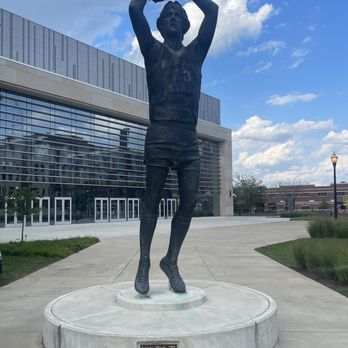Larry Bird Statue - Public Art Near Me - Terre Haute, Indiana