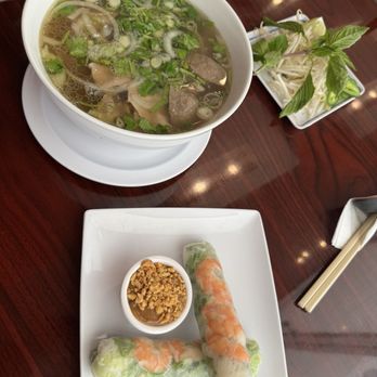 Pho 7 - Pho and A2. Fresh Garden Rolls - Vietnamese Near Me - Vienna, Virginia