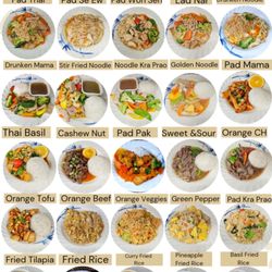Sasi's Thai Restaurant - Second page of our visual photo menu. Consisting of our large and varied selection of Thai food for you to enjoy.