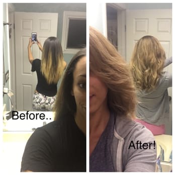 JM Salon - All over highlights, layer. Erica hooked it up! - Hair Salons Near Me - San Pedro, California