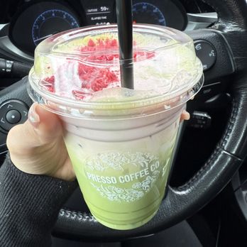 Presso Coffee - Pink cloud matcha - Coffee & Tea Near Me - Vancouver, Washington Presso Coffee - Pink cloud matcha - Coffee & Tea Near Me - Vancouver, Washington