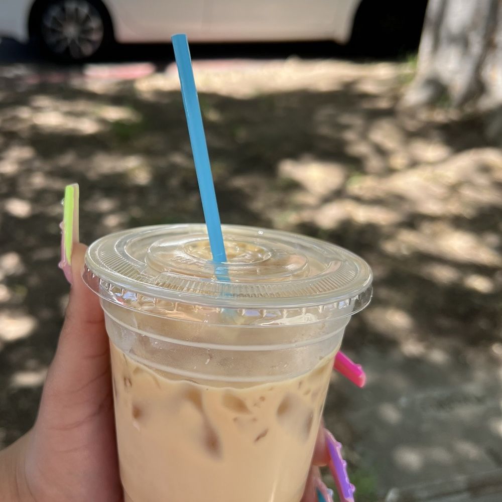 The Coffee Shack - Nutty Treat! Iced coffee , less sweet/ice - Coffee & Tea Near Me - Campbell, California The Coffee Shack - Nutty Treat! Iced coffee , less sweet/ice - Coffee & Tea Near Me - Campbell, California