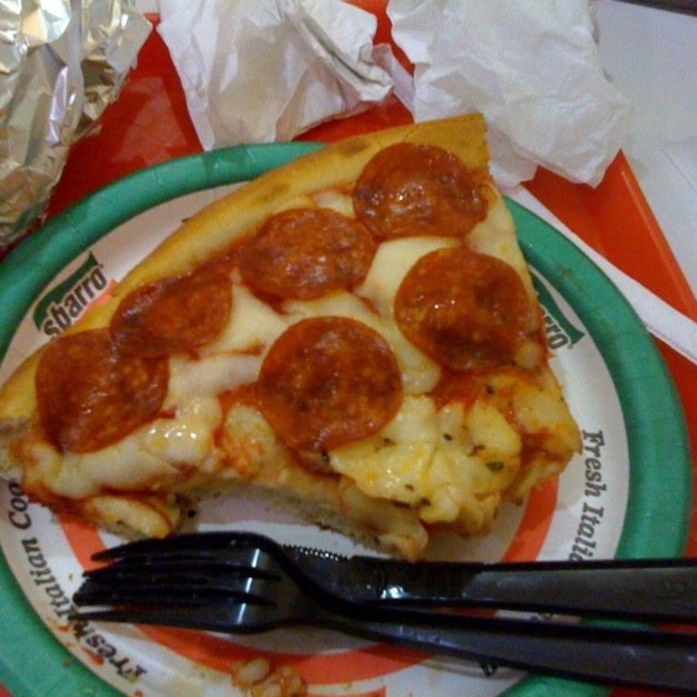 Sbarro - Disgusting, lukewarm pizza. - Pizza Near Me - Merrillville, Indiana Sbarro - Disgusting, lukewarm pizza. - Pizza Near Me - Merrillville, Indiana