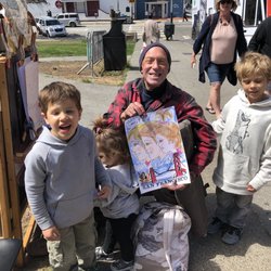 Joe's Caricatures - Joe is awesome! The compliments he paid my kids made them feel so great, and made them stand a little taller than usual today.