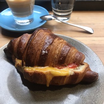 Proud Mary - Crossiant with cheese, mayo and tomato - Coffee & Tea Near Me - Collingwood, VIC Proud Mary - Crossiant with cheese, mayo and tomato - Coffee & Tea Near Me - Collingwood, VIC