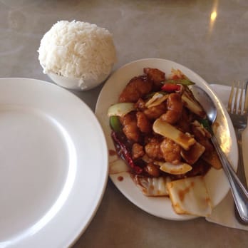 Indian Wok - Lunch special, this pic is missing the soup though.... - Hakka Near Me - Burnaby, British Columbia