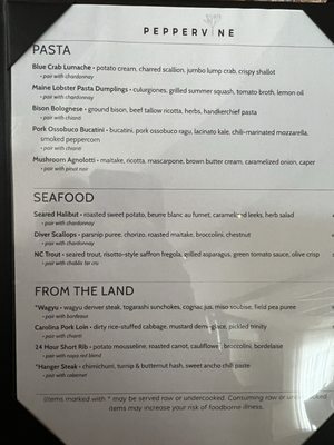 Menu photo 1 Peppervine Charlotte, NC Menu photo 1 Peppervine Charlotte, NC