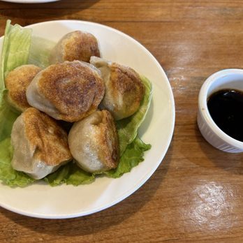Szechuan Bistro - 5. Pan Fried Pork Dumplings - Szechuan Near Me - Oklahoma City, Oklahoma
