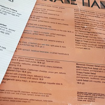 Hurricane Handsome - Menu - Coffee & Tea Near Me - Port Melbourne, VIC