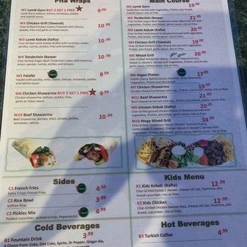 Med Cuisine - Menu side 1 - Mediterranean Near Me - Tucson, Arizona