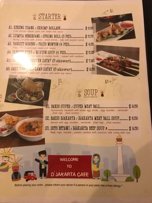 Menu photo 6 D'jakarta Cafe Philadelphia, PA