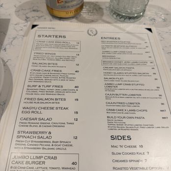 Proper Cuisine - Dinner menu - American Near Me - Baltimore, Maryland