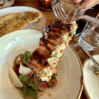 Sergeant Ma - Grilled Spanish octopus with char siu glaze (before tossing) - New American Near Me - San Francisco, California