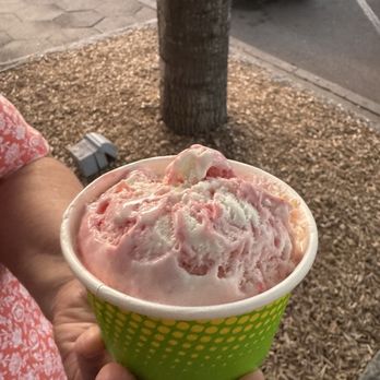 Scoops - Strawberry Cheesecake 1 Scoop Ice Cream - Ice Cream & Frozen Yogurt Near Me - Covington, Georgia