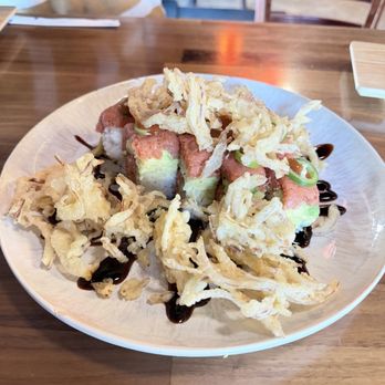 Sushi District - Nuclear Bomb Roll - yum! - Sushi Bars Near Me - Costa Mesa, California