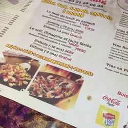 Restaurant King Long - 18€80 buffet à volonté et boisson comprises le soir, dimanche et jours fériés .