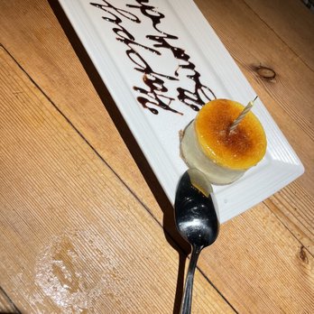 Wokcano - Huge tablespoons for small birthday cake(btw not complimentary) - Chinese Near Me - Valencia, California Wokcano - Huge tablespoons for small birthday cake(btw not complimentary) - Chinese Near Me - Valencia, California
