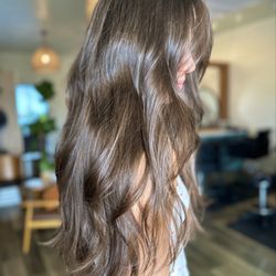 Stevi Brooke Hair - Long layered precision haircut