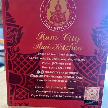 Siam City Thai Kitchen - The Menu - Thai Near Me - Waipahu, Hawaii Siam City Thai Kitchen - The Menu - Thai Near Me - Waipahu, Hawaii