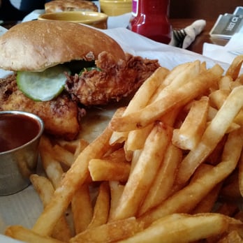 Big Grove Brewpub - Solon - Chicken sandwich with Korean barbecue on the side! - New American Near Me - Solon, Iowa Big Grove Brewpub - Solon - Chicken sandwich with Korean barbecue on the side! - New American Near Me - Solon, Iowa