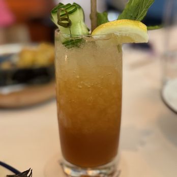 Clark's Oyster Bar - Clark's Pimm's cup ($17) - Desserts Near Me - Menlo Park, California Clark's Oyster Bar - Clark's Pimm's cup ($17) - Desserts Near Me - Menlo Park, California