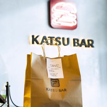 Katsu Bar - a paper bag on a counter - Burgers Near Me - El Segundo, California