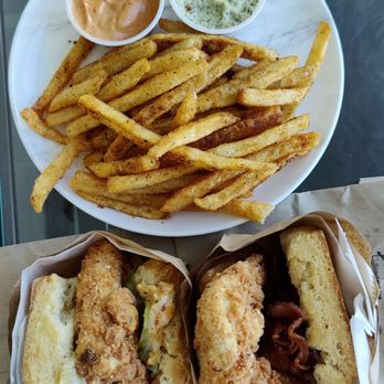 Bird Bird Biscuit - Theodore, Carolina Caviar, Fries - Breakfast & Brunch Near Me - Austin, Texas